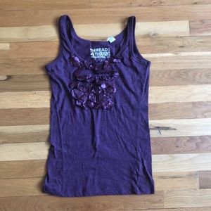 Threads 4 Thought ruffled tank